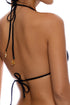 Luli Fama Twisted Beauty Zig zag cut out high leg brazilian bottom